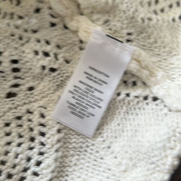 Nwt Frye BUTTON-UP POINTELLE  knitted crop TANK XL - Picture 5 of 11